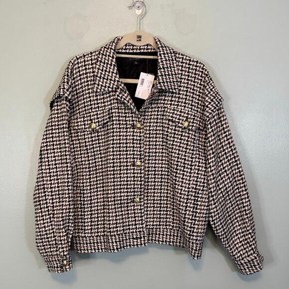 Intermix Outfit 2Piece Set Kiki Tweed Jacket XL & Coco Mini Button Mini Skirt 10 - Picture 3 of 16